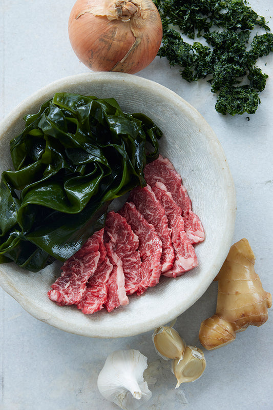 Traditional Korean Seaweed Soup