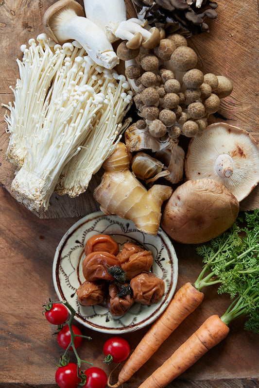 5 Mushroom and Ume Plum Soup