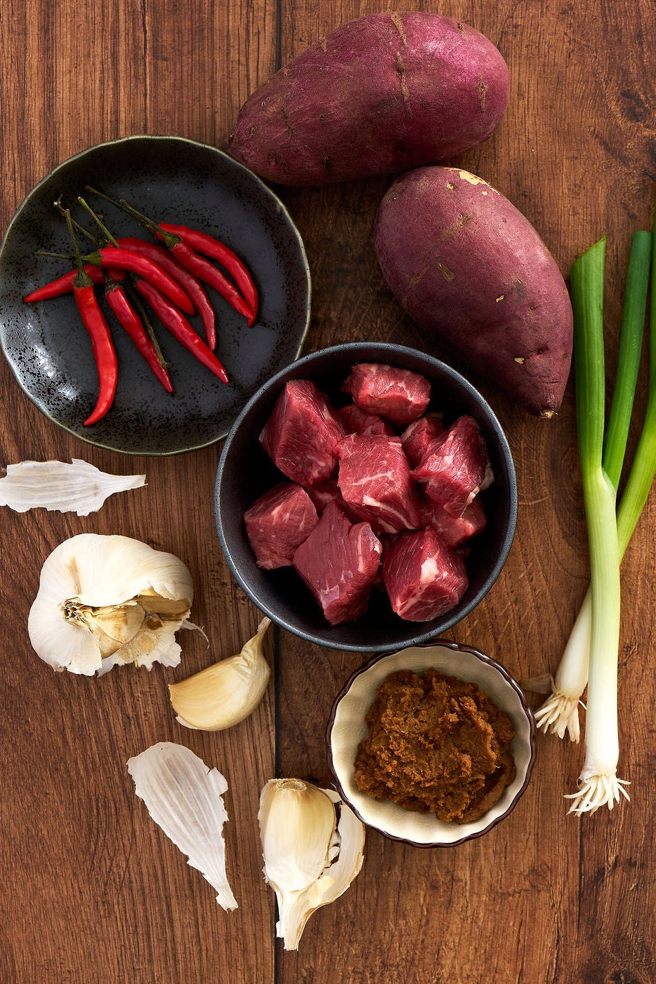Satsumaimo Red Miso Beef Stew