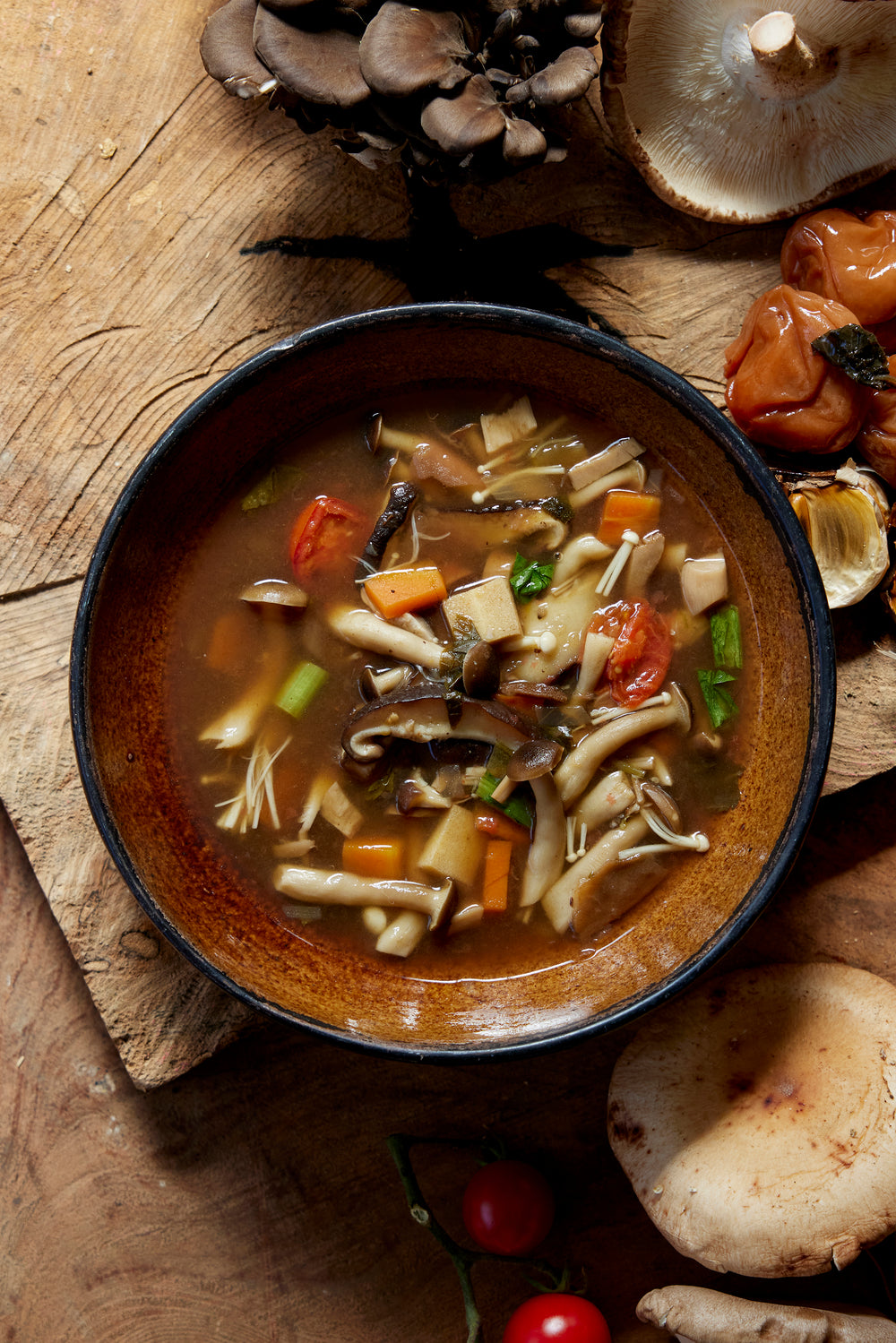 5 Mushroom and Ume Plum Soup